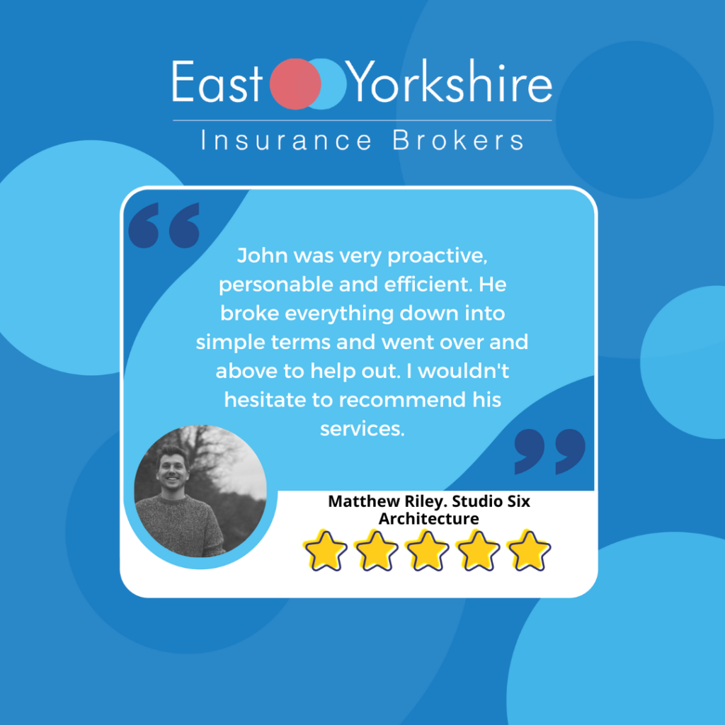 East Yorkshire Insurance Brokers 5 star review