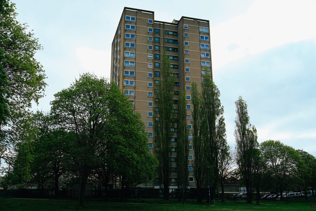 Block of flats in the UK